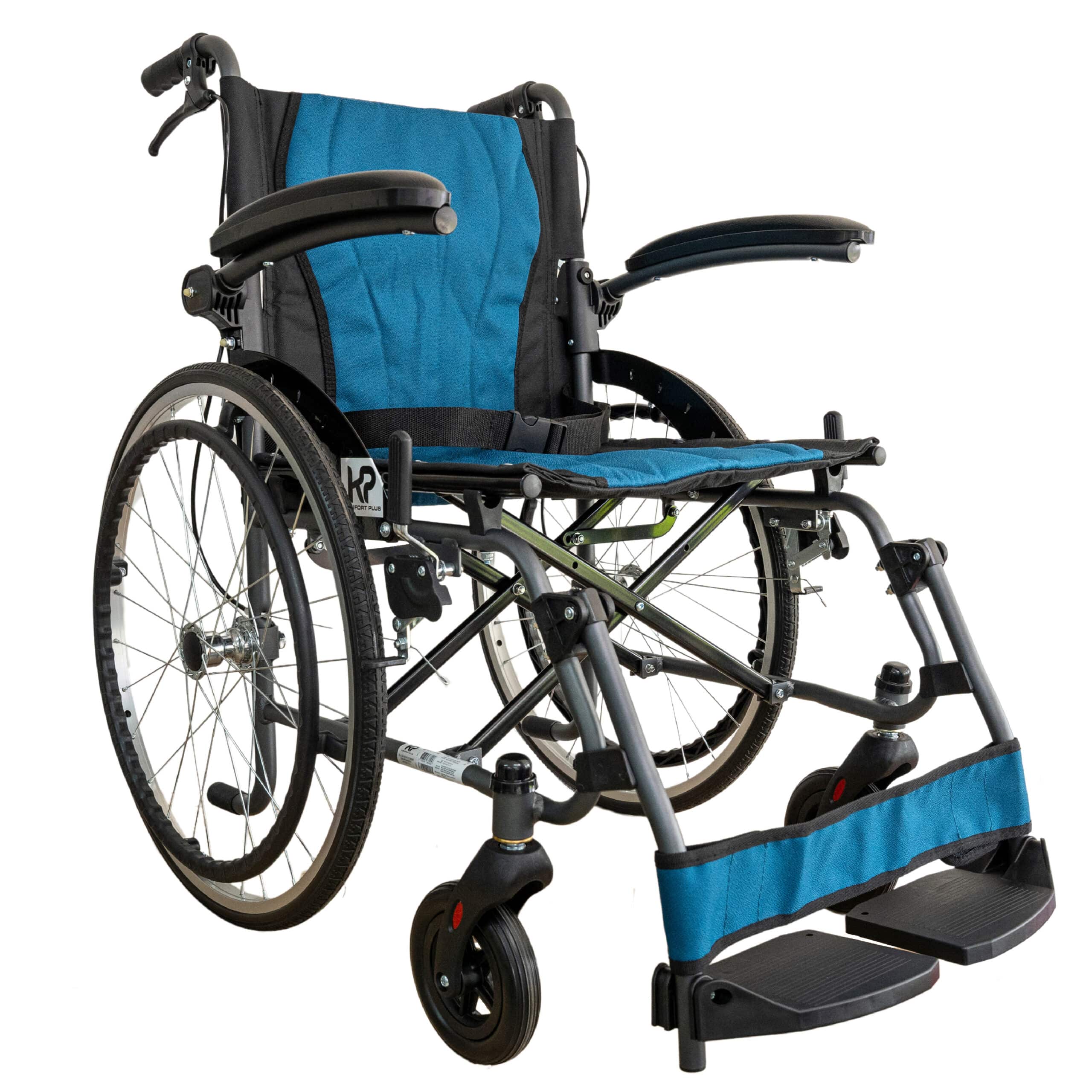 SILLA DE RUEDAS ESTÁNDAR Y DE TRANSPORTE EN ALUMINIO KBE 9630L